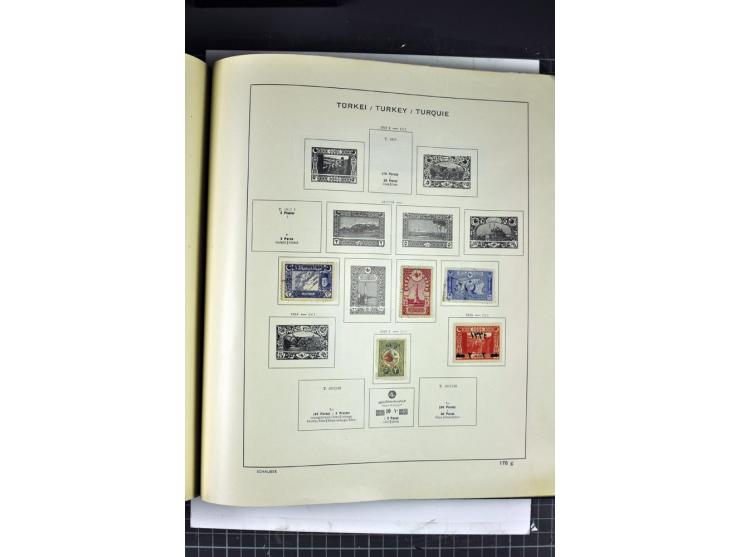 1849/1941, ungebrauchte und gestempelte Sammlung im Schaubeck-Album