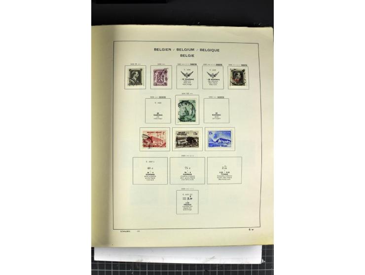 1849/1941, ungebrauchte und gestempelte Sammlung im Schaubeck-Album