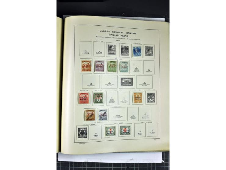 1849/1941, ungebrauchte und gestempelte Sammlung im Schaubeck-Album