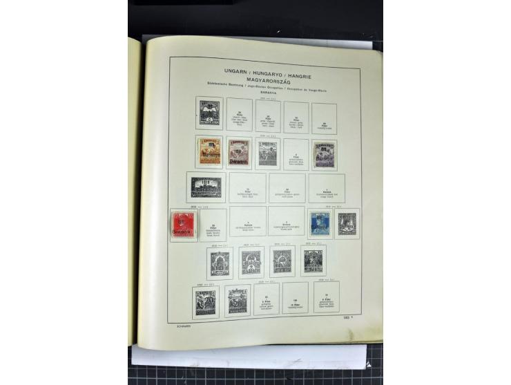 1849/1941, ungebrauchte und gestempelte Sammlung im Schaubeck-Album