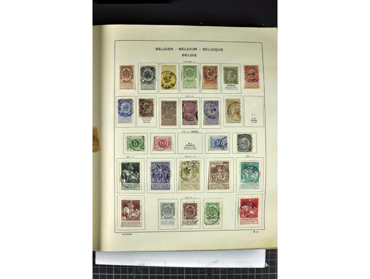 1849/1941, ungebrauchte und gestempelte Sammlung im Schaubeck-Album