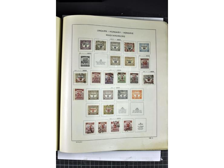 1849/1941, ungebrauchte und gestempelte Sammlung im Schaubeck-Album