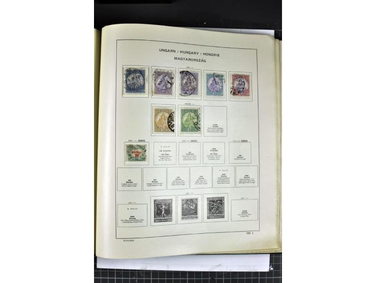1849/1941, ungebrauchte und gestempelte Sammlung im Schaubeck-Album