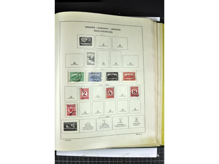 1849/1941, ungebrauchte und gestempelte Sammlung im Schaubeck-Album