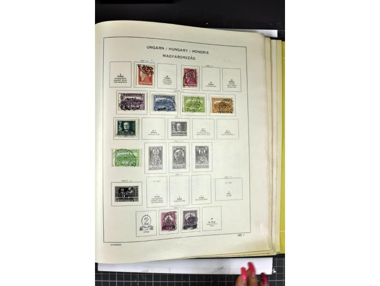 1849/1941, ungebrauchte und gestempelte Sammlung im Schaubeck-Album