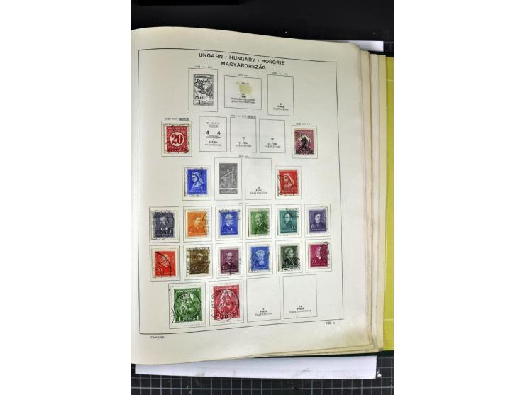 1849/1941, ungebrauchte und gestempelte Sammlung im Schaubeck-Album