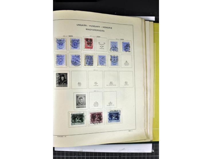 1849/1941, ungebrauchte und gestempelte Sammlung im Schaubeck-Album