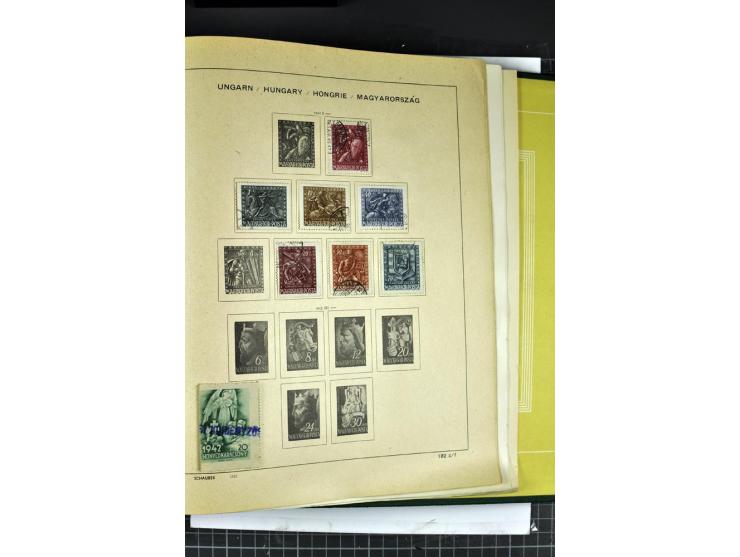 1849/1941, ungebrauchte und gestempelte Sammlung im Schaubeck-Album