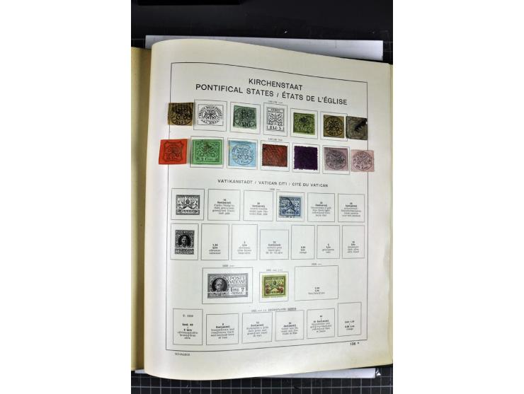 1849/1941, ungebrauchte und gestempelte Sammlung im Schaubeck-Album