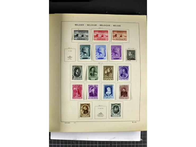 1849/1941, ungebrauchte und gestempelte Sammlung im Schaubeck-Album