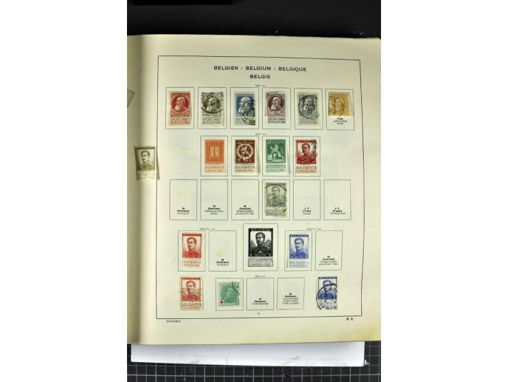 1849/1941, ungebrauchte und gestempelte Sammlung im Schaubeck-Album