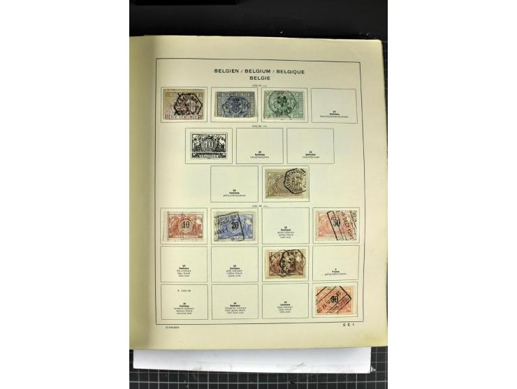 1849/1941, ungebrauchte und gestempelte Sammlung im Schaubeck-Album