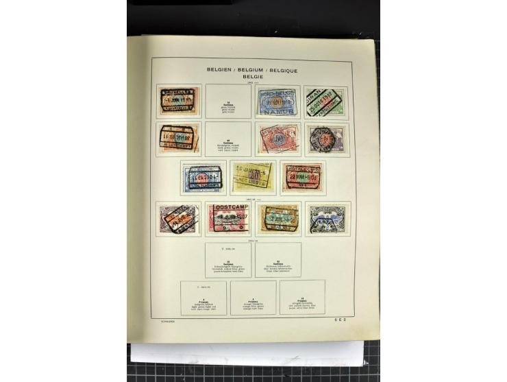 1849/1941, ungebrauchte und gestempelte Sammlung im Schaubeck-Album