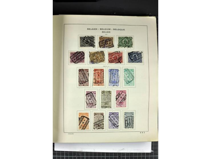 1849/1941, ungebrauchte und gestempelte Sammlung im Schaubeck-Album