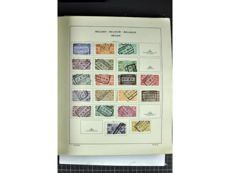 1849/1941, ungebrauchte und gestempelte Sammlung im Schaubeck-Album