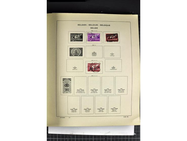 1849/1941, ungebrauchte und gestempelte Sammlung im Schaubeck-Album