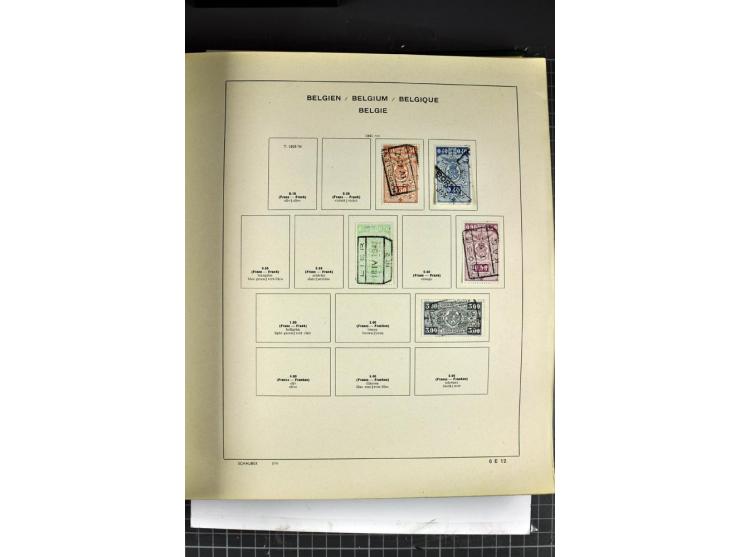 1849/1941, ungebrauchte und gestempelte Sammlung im Schaubeck-Album