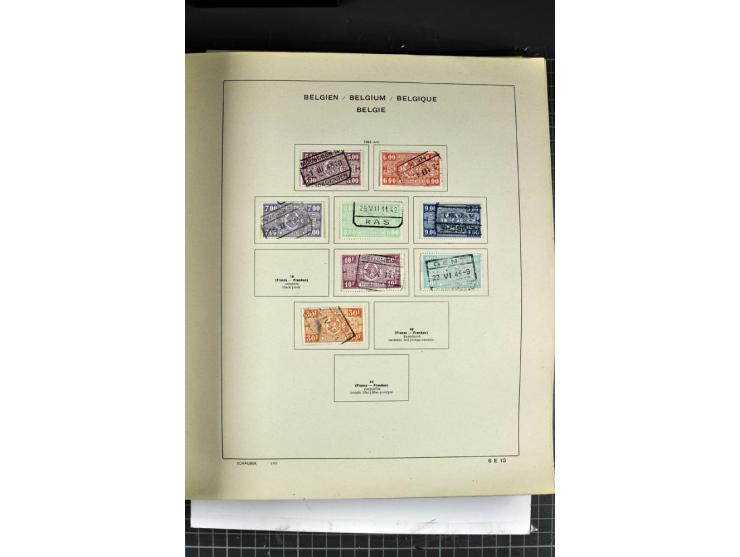 1849/1941, ungebrauchte und gestempelte Sammlung im Schaubeck-Album