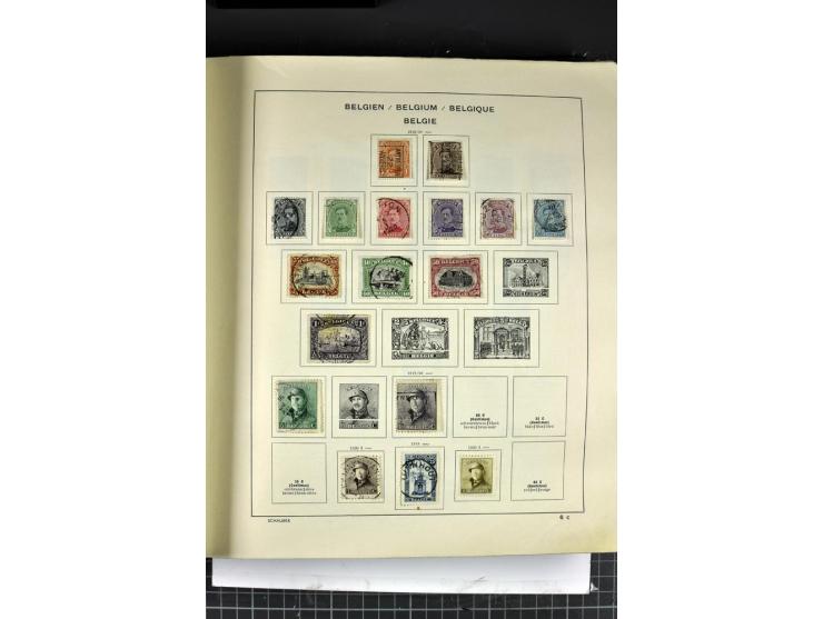 1849/1941, ungebrauchte und gestempelte Sammlung im Schaubeck-Album