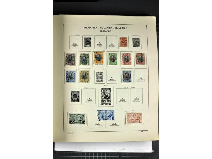 1849/1941, ungebrauchte und gestempelte Sammlung im Schaubeck-Album