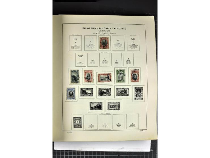 1849/1941, ungebrauchte und gestempelte Sammlung im Schaubeck-Album