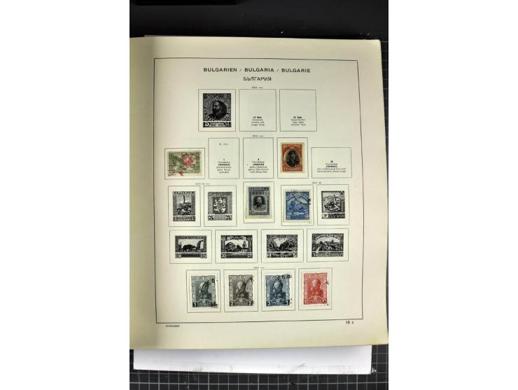 1849/1941, ungebrauchte und gestempelte Sammlung im Schaubeck-Album