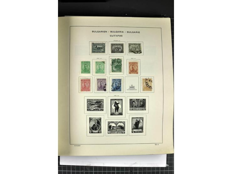 1849/1941, ungebrauchte und gestempelte Sammlung im Schaubeck-Album