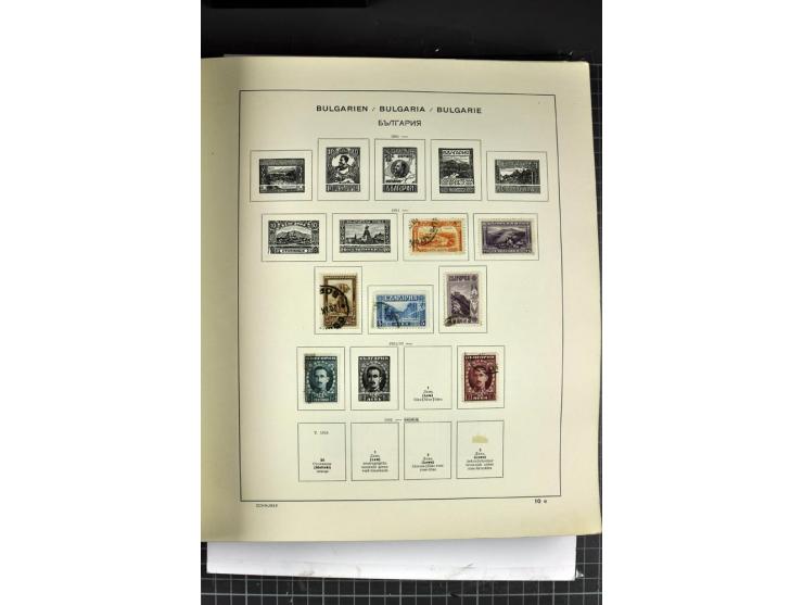 1849/1941, ungebrauchte und gestempelte Sammlung im Schaubeck-Album