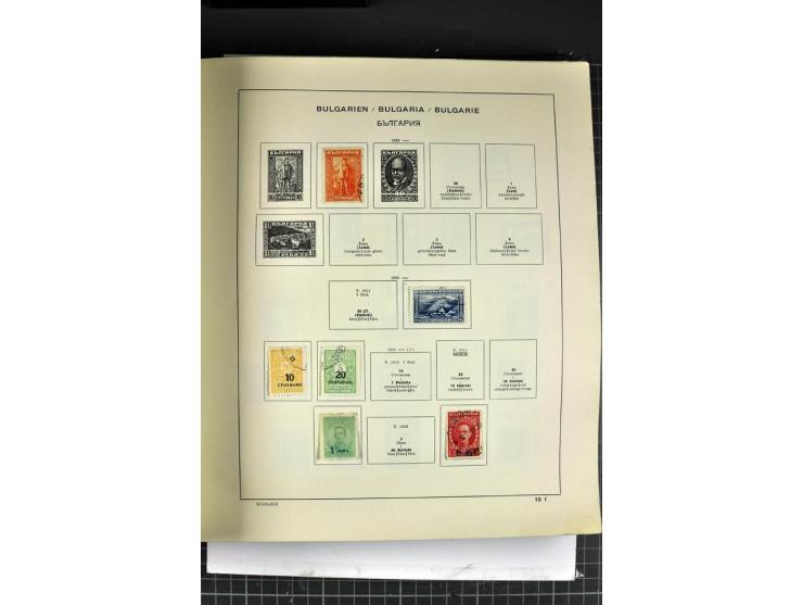 1849/1941, ungebrauchte und gestempelte Sammlung im Schaubeck-Album