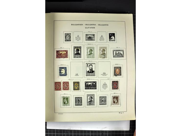 1849/1941, ungebrauchte und gestempelte Sammlung im Schaubeck-Album