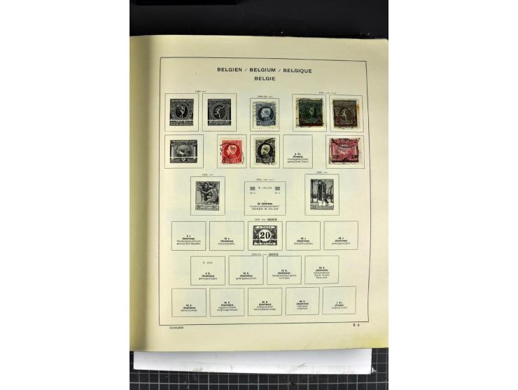 1849/1941, ungebrauchte und gestempelte Sammlung im Schaubeck-Album