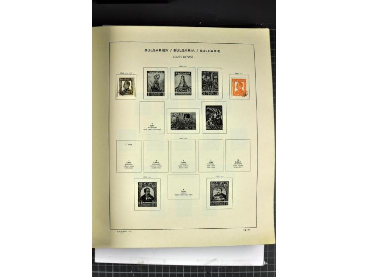 1849/1941, ungebrauchte und gestempelte Sammlung im Schaubeck-Album