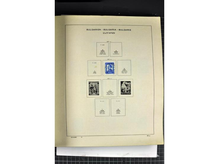 1849/1941, ungebrauchte und gestempelte Sammlung im Schaubeck-Album