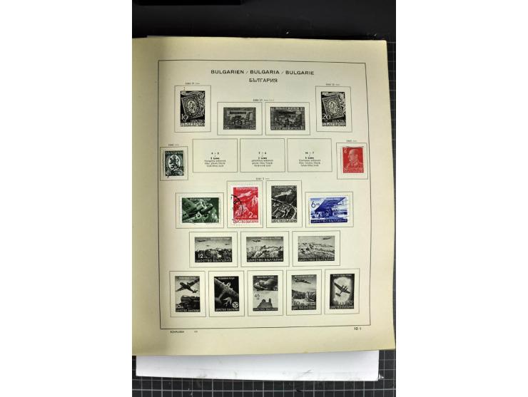 1849/1941, ungebrauchte und gestempelte Sammlung im Schaubeck-Album