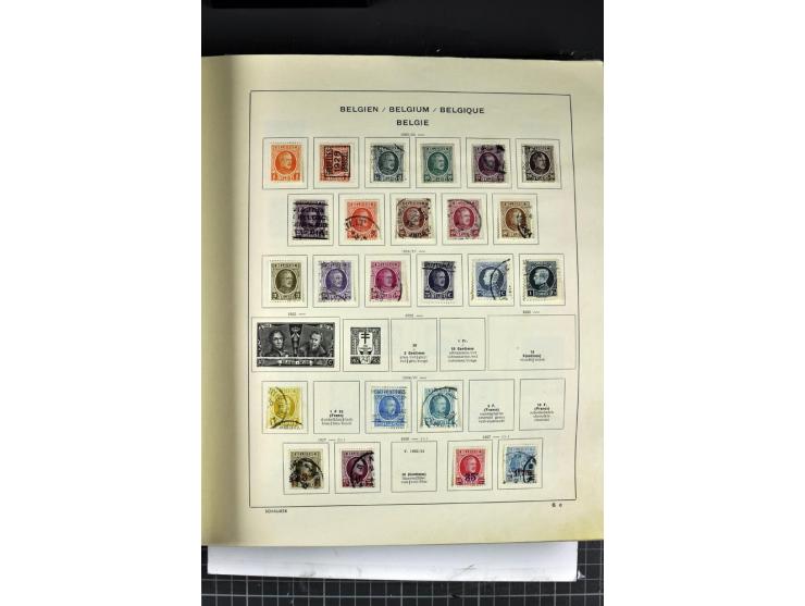1849/1941, ungebrauchte und gestempelte Sammlung im Schaubeck-Album