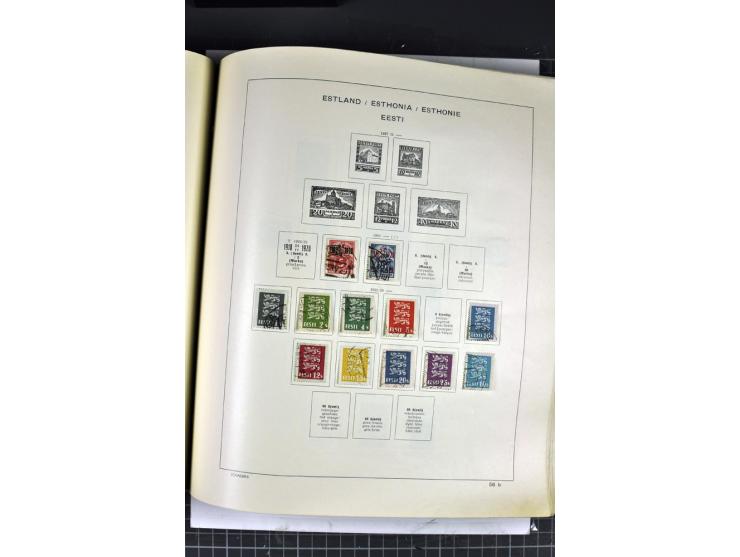 1849/1941, ungebrauchte und gestempelte Sammlung im Schaubeck-Album