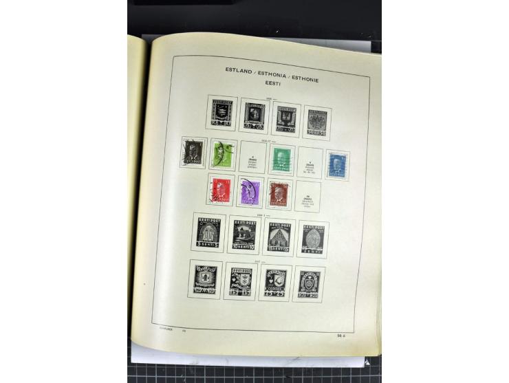 1849/1941, ungebrauchte und gestempelte Sammlung im Schaubeck-Album