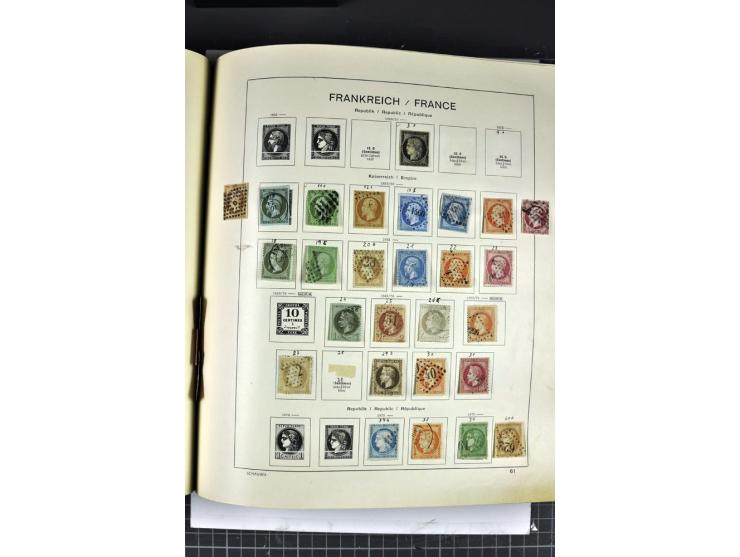 1849/1941, ungebrauchte und gestempelte Sammlung im Schaubeck-Album