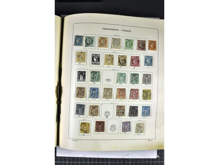 1849/1941, ungebrauchte und gestempelte Sammlung im Schaubeck-Album