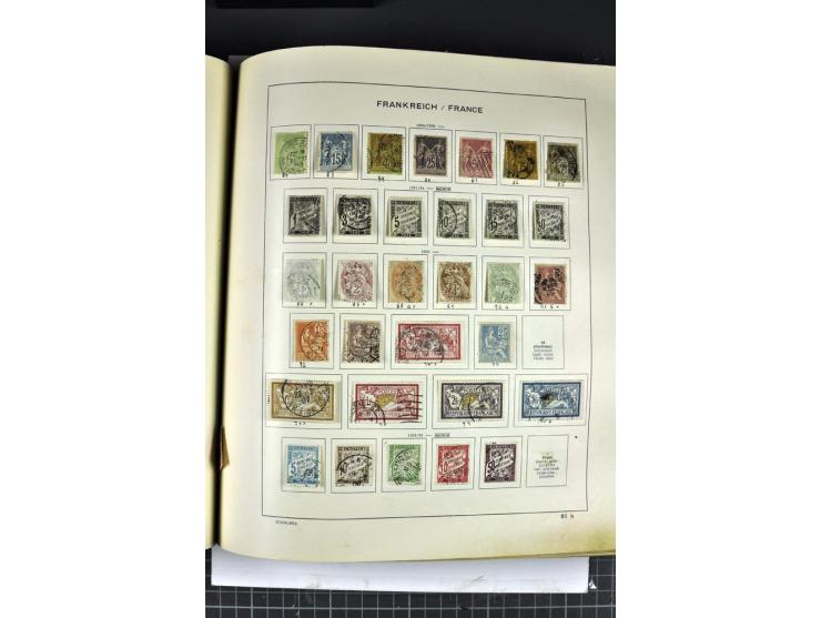 1849/1941, ungebrauchte und gestempelte Sammlung im Schaubeck-Album