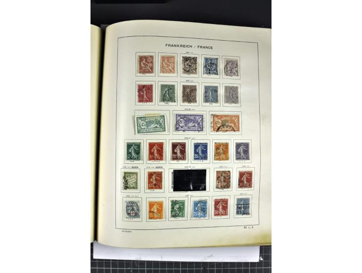 1849/1941, ungebrauchte und gestempelte Sammlung im Schaubeck-Album