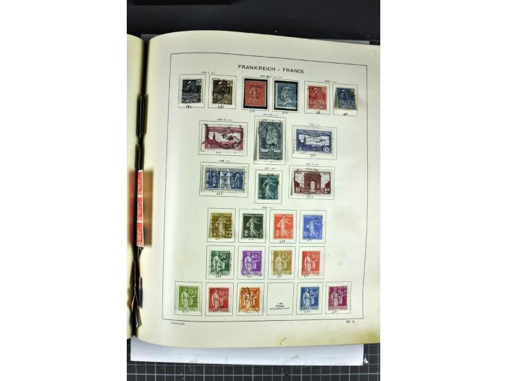 1849/1941, ungebrauchte und gestempelte Sammlung im Schaubeck-Album