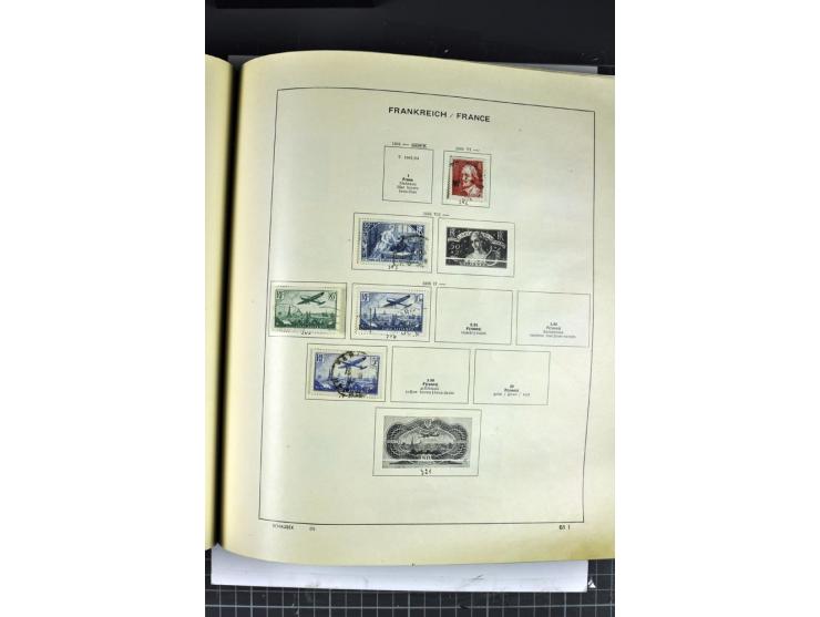 1849/1941, ungebrauchte und gestempelte Sammlung im Schaubeck-Album