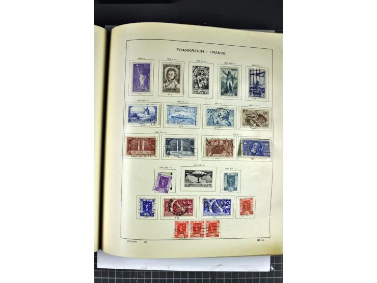 1849/1941, ungebrauchte und gestempelte Sammlung im Schaubeck-Album