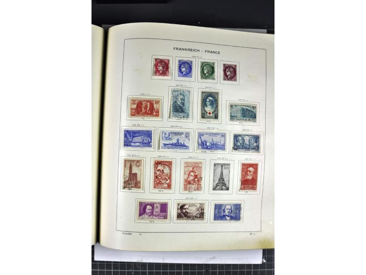 1849/1941, ungebrauchte und gestempelte Sammlung im Schaubeck-Album