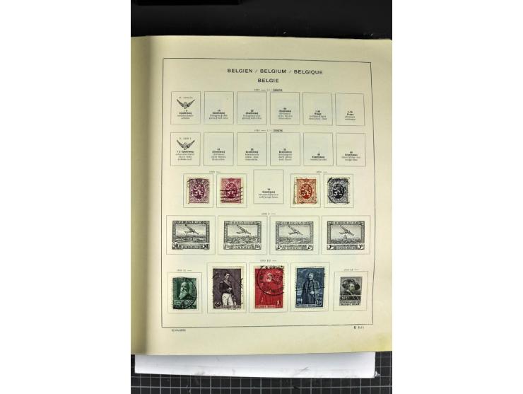 1849/1941, ungebrauchte und gestempelte Sammlung im Schaubeck-Album