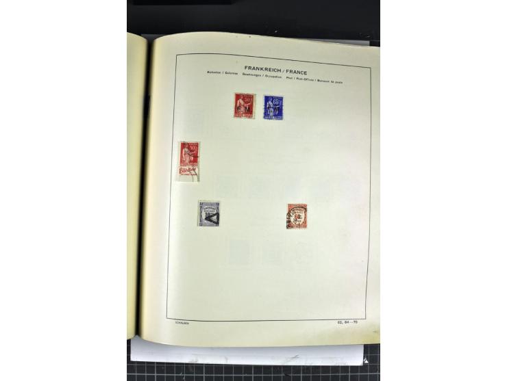 1849/1941, ungebrauchte und gestempelte Sammlung im Schaubeck-Album