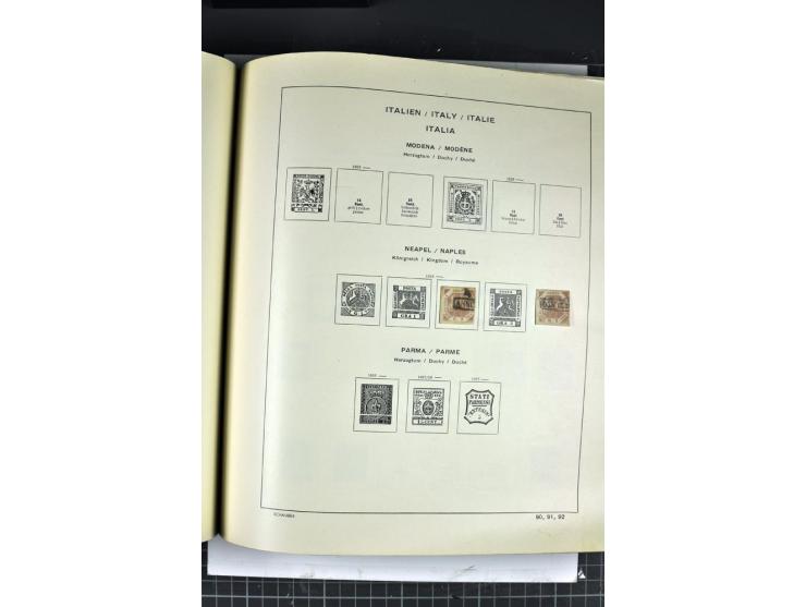 1849/1941, ungebrauchte und gestempelte Sammlung im Schaubeck-Album