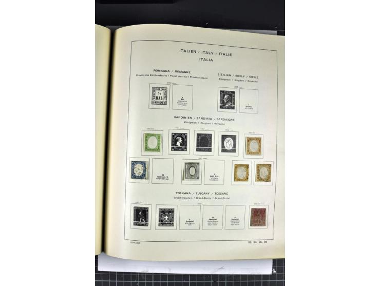 1849/1941, ungebrauchte und gestempelte Sammlung im Schaubeck-Album
