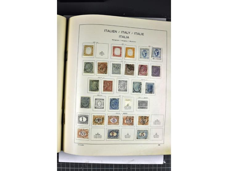1849/1941, ungebrauchte und gestempelte Sammlung im Schaubeck-Album